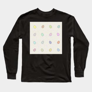 Easter Egg Pattern Long Sleeve T-Shirt